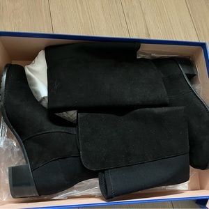Stuart Weitzman Reserve black suede size 7